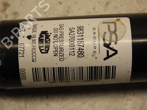 Used Right rear shock absorber PEUGEOT 208 II (UB_, UP_, UW_, UJ_) 1.5 BlueHDI 100 (102 hp) 29757686