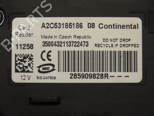 Card reader RENAULT MEGANE III Hatchback (BZ0/1_, B3_) 1.5 dCi (BZ09, BZ0D, BZ1W, BZ29, BZ14) | BP23098940E4 
