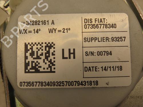 Used Rear left belt tensioner FIAT 500L (351_, 352_) 1.6 D Multijet (199LYE1B) (120 hp) 29345766