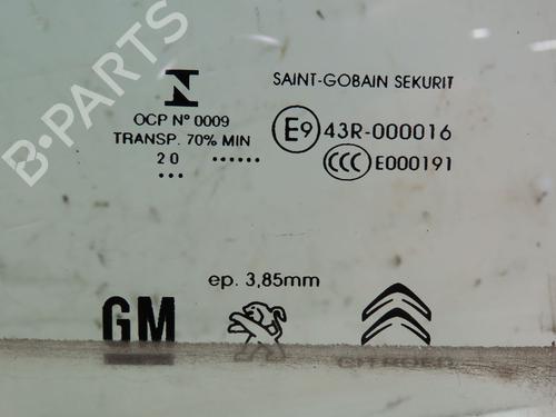 Used Front right door window PEUGEOT RIFTER 1.5 BlueHDi 130 (130 hp) 30365925