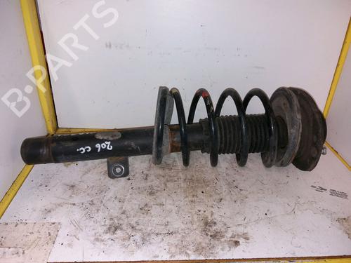 Used Right front shock absorber PEUGEOT 206 CC (2D) 1.6 HDi 110 (109 hp) 9380795