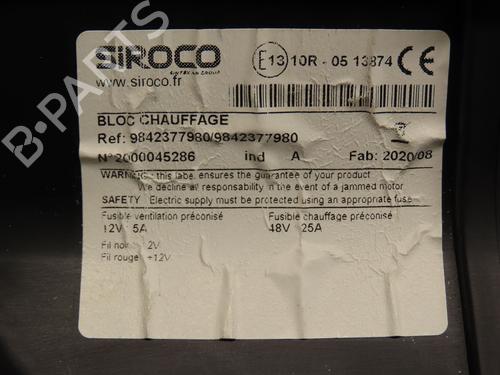 Used Heater blower motor Heater blower motor CITROËN AMI (9A_) Electric (9AZ2CA) (8 hp) 36482853 36482853