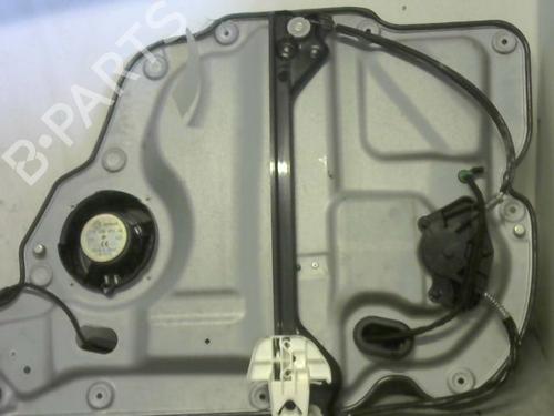 Rudehejsemekanisme venstre bagtil VW TOURAN (1T3) 1.6 TDI (105 hp) 17021684