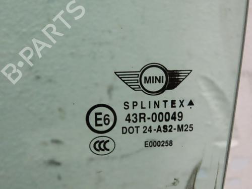 Used Front left door window MINI MINI (R50, R53) Cooper (116 hp) 27488836