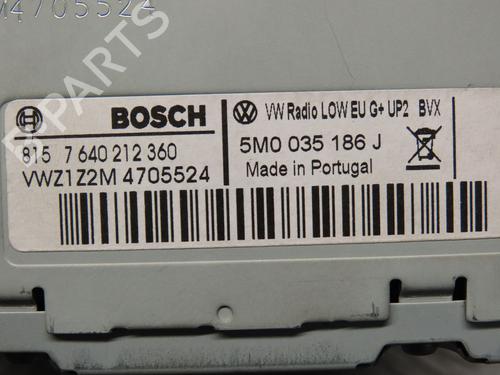 Radio VW POLO V (6R1, 6C1) 1.6 TDI | BP9377058E6 