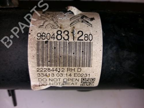 Used Right front shock absorber PEUGEOT 208 I (CA_, CC_) 1.2 VTI 82 (82 hp) 9385564