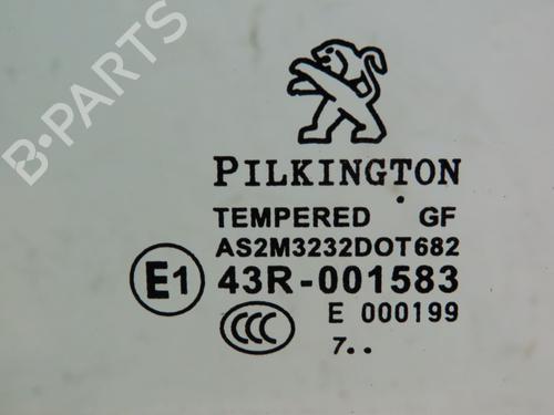 Used Rear right door window PEUGEOT 208 I (CA_, CC_) 1.6 HDi / BlueHDi 75 (75 hp) 30486654