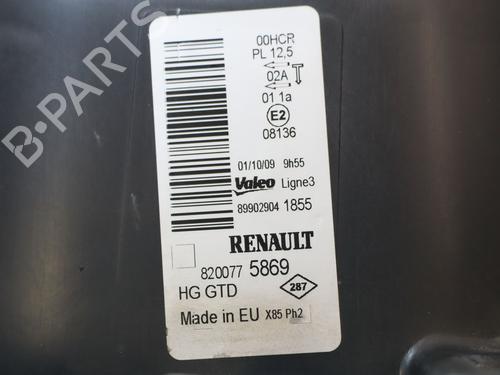 Used Left headlight Left headlight RENAULT CLIO III (BR0/1, CR0/1) 1.2 16V (BR02, BR0J, BR11, CR02, CR0J, CR11) (75 hp) 34498517 34498517