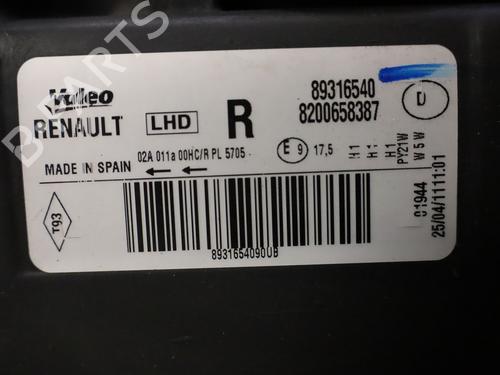 Right headlight RENAULT MODUS / GRAND MODUS (F/JP0_) 1.5 dCi 90 | BP39996552C29 - Image 3