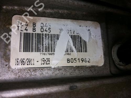 Gearbox RENAULT MEGANE III Hatchback (BZ0/1_, B3_) 1.5 dCi (BZ09, BZ0D, BZ1W, BZ29, BZ14) | BP17777182M3 