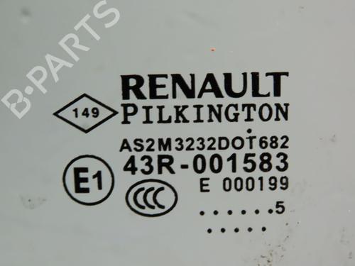 Dør rude ventre bagtil RENAULT CAPTUR I (J5_, H5_) 1.5 dCi 90 (J5N4, J5M5, J5MW, J5M6, J5AL, J5AJ) (90 hp) 31796261