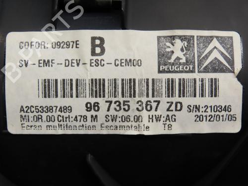 display-monitor-peugeot-5008-0u_-0e_-16-hdi-1637295180-2009-2010-2011-2012-2013-2014-2015-2016-2017-17779703 main image