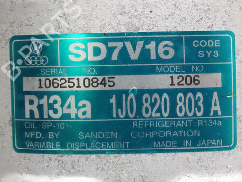 Used AC compressor AC compressor VW GOLF IV (1J1) 1.6 (100 hp) 21691575 21691575