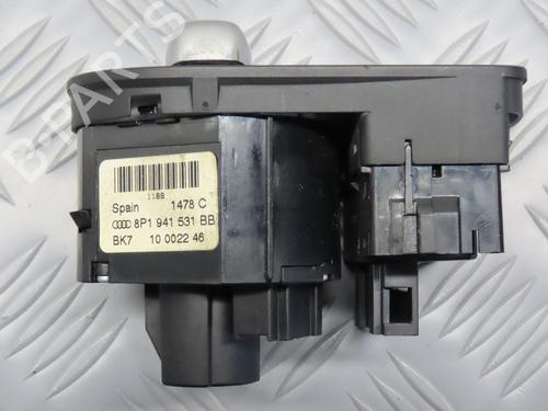 Headlight switch AUDI A3 Sportback (8PA) 1.9 TDI | BP9572740I24