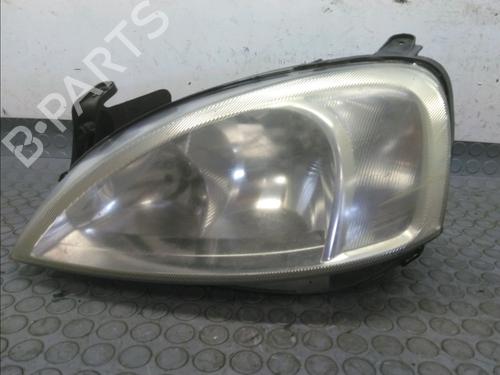 Venstre forlygte OPEL CORSA C (X01) 1.4 (F08, F68) (90 hp) 17782480