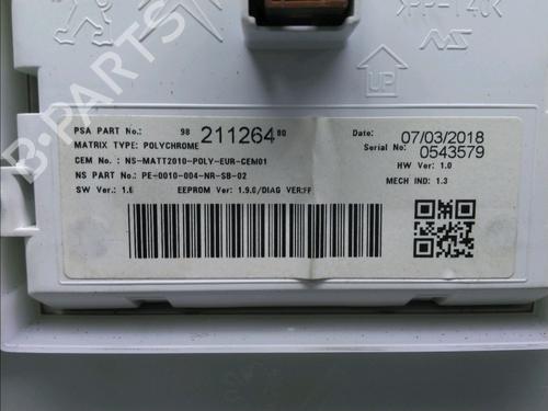 Instrument cluster PEUGEOT 208 I (CA_, CC_) 1.2 THP 110 | BP17779771C47