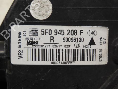 Used Right taillight SEAT LEON ST (5F8) 1.5 TSI (150 hp) 30093085