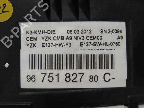 Instrument cluster PEUGEOT 208 I (CA_, CC_) 1.6 HDi | BP24018760C47