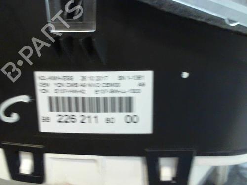 Used Instrument cluster PEUGEOT 208 I (CA_, CC_) 1.2 VTI 82 (82 hp) 9384261