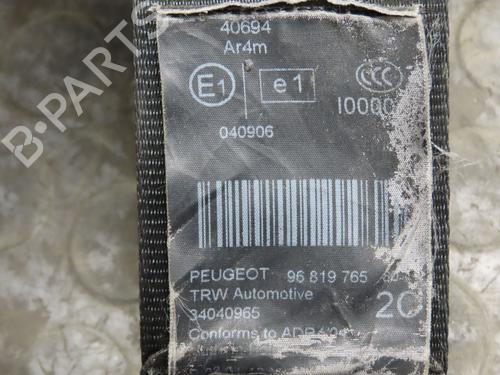 Rear center seatbelt PEUGEOT 5008 (0U_, 0E_) 1.6 HDi | BP17780189I27 