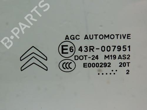 Dør rude ventre foran CITROËN DS3 (SA_) 1.6 HDi 90 (92 hp) 30979326