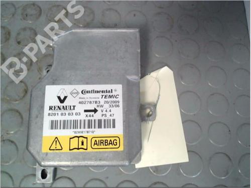 Used ECU airbags RENAULT TWINGO II (CN0_) 1.2 16V (CN0K, CN0V, CN0A) (76 hp) 9821803