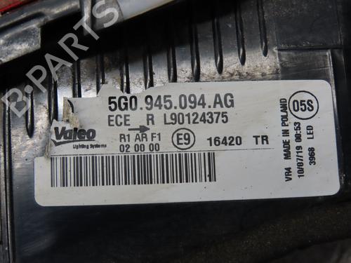 Used Right tailgate light VW GOLF VII (5G1, BQ1, BE1, BE2) 1.6 TDI (115 hp) 29469021