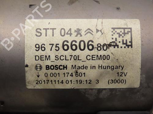 Used Starter PEUGEOT 208 I (CA_, CC_) 1.6 HDi / BlueHDi 75 (75 hp) 30486614