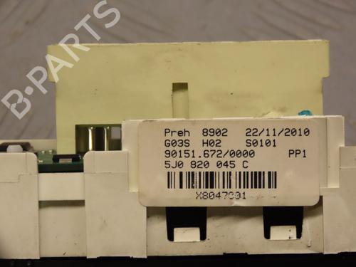 Commande Chauffage SKODA FABIA II (542) 1.2 TDI (75 hp) 26227397