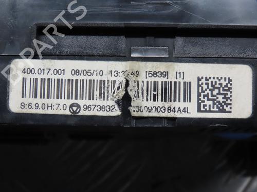 Climate control PEUGEOT 3008 I MPV (0U_) 1.6 HDi | BP9382363I5 