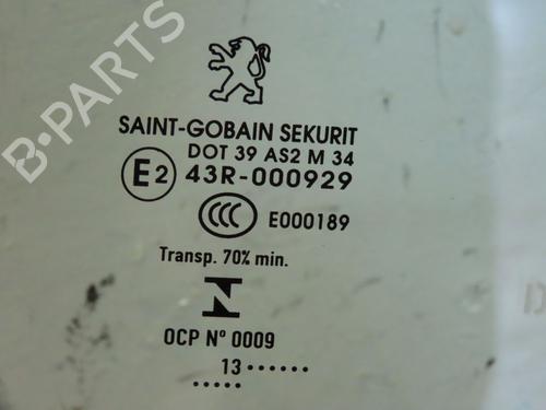 Front right door window PEUGEOT 3008 I MPV (0U_) 2.0 HDi Hybrid4 (0URHCA) | BP18913421C19 