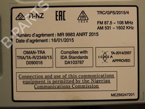 Radio RENAULT KADJAR (HA_, HL_) 1.2 TCe 130 (HLMR) | BP29643679E6 