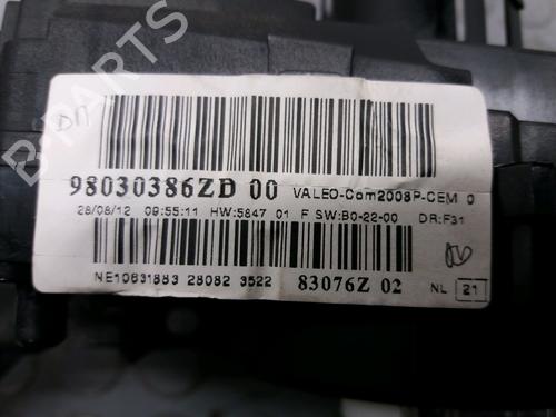 Steering column stalk PEUGEOT 208 I (CA_, CC_) 1.4 HDi | BP9756054I23 