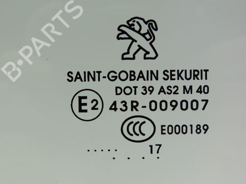 Front left door window PEUGEOT 208 I (CA_, CC_) 1.2 VTI 82 | BP27306906C18 
