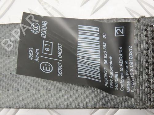 Used Rear left belt tensioner PEUGEOT 3008 I MPV (0U_) 1.6 HDi (114 hp) 31276173