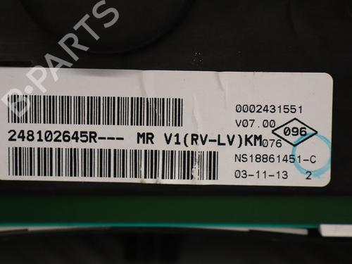 Used Instrument cluster Instrument cluster DACIA SANDERO II 1.2 (75 hp) 34640496 34640496
