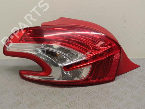 Used Left taillight PEUGEOT 208 I (CA_, CC_) 1.4 HDi (68 hp) 18034812