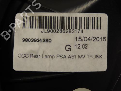 Left tailgate light CITROËN C3 II (SC_) 1.2 VTi 82 | BP27856298C79 