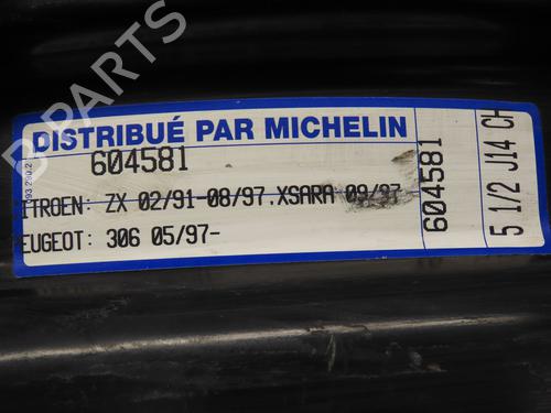 Used Rim Rim PEUGEOT 306 Break (7E, N3, N5) 1.9 D (69 hp) 23154710 23154710