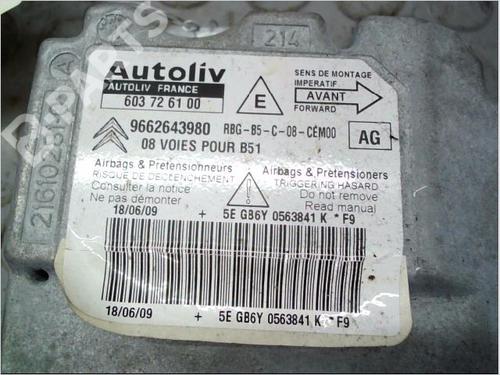 Airbag module CITROËN C4 I (LC_) 1.6 HDi | BP9389294M53 