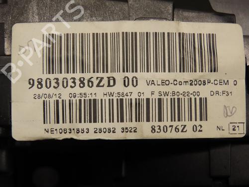 Steering column stalk PEUGEOT 208 I (CA_, CC_) 1.4 HDi | BP9756054I23