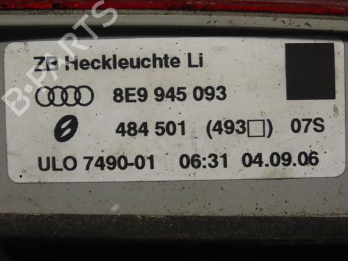 Used Left tailgate light AUDI A4 B7 Avant (8ED) 2.0 TDI (140 hp) 9384033