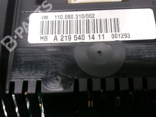 Instrument cluster MERCEDES-BENZ CLS (C219) CLS 350 (219.356) | BP9387764C47 