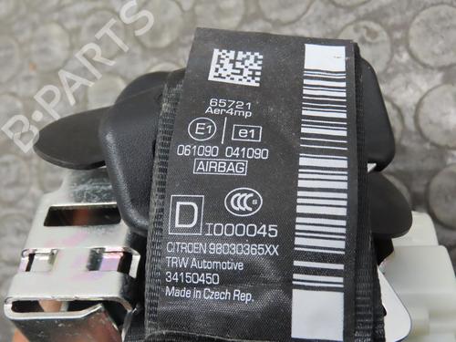 Front right seatbelt CITROËN C3 II (SC_) 1.4 HDi 70 (SC8HZC, SC8HR0, SC8HP4) | BP23154840I25 - Image 2