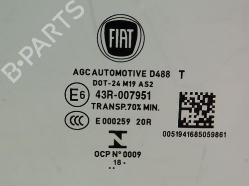 Used Rear right door window FIAT 500X (334_) 1.6 D Multijet (334AXA1B, 334AXA11) (120 hp) 30189235