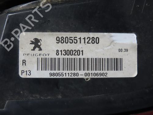 Used Right tailgate light PEUGEOT 3008 I MPV (0U_) 1.6 HDi (114 hp) 31276640