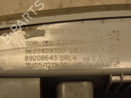 Used Left daytime light PEUGEOT PARTNER Tepee 1.6 HDi 90 (92 hp) 29902258