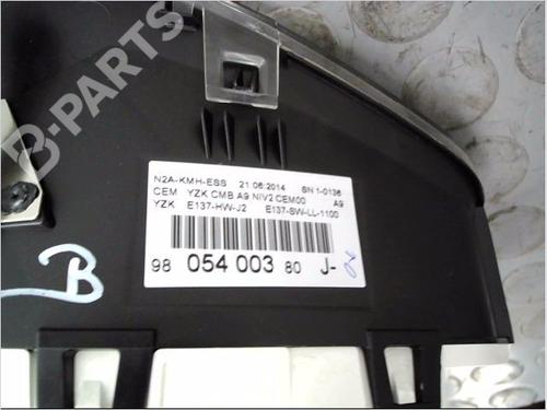 Instrument cluster PEUGEOT 208 I (CA_, CC_) 1.2 VTI 82 | BP11104719C47