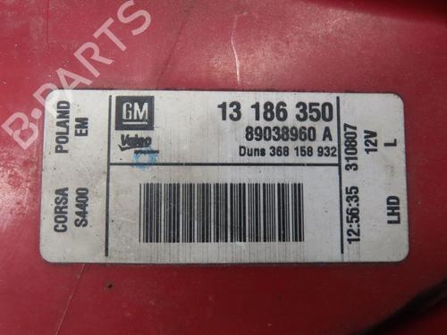 Left taillight OPEL CORSA D (S07) 1.3 CDTI (L08, L68) | BP26590258C34