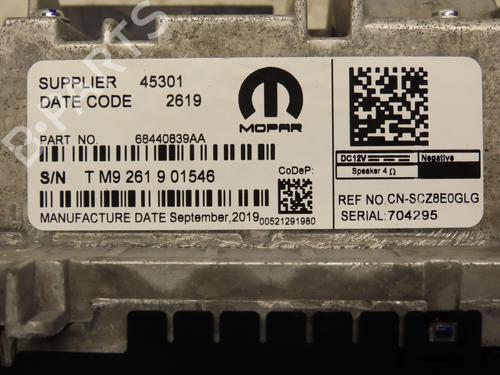 Display monitor JEEP RENEGADE SUV (BU, B1, BV) 1.0 T-GDi | BP30501767C48 